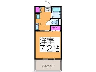 カーサ御崎の物件間取画像